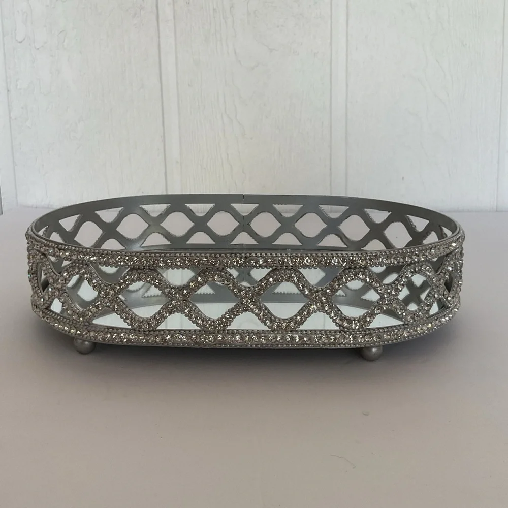 Nanette Lepore Crystal Glam Vanity Tray